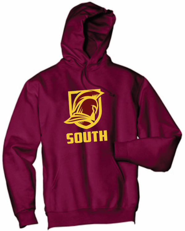 Maroon Hoodie with Logo- SSI