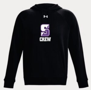 Black Under Armour Men's Icon Hoodie with Logo - USCR