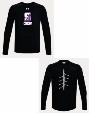 Black Under Armour Men's Long Sleeve Tee with Logos - USCR