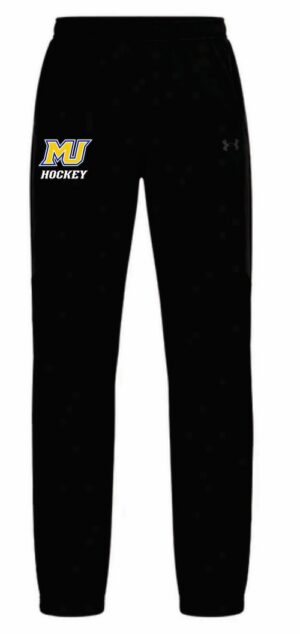 Black Under Armour Unstoppable Fleece Joggers with Logo- MUHK