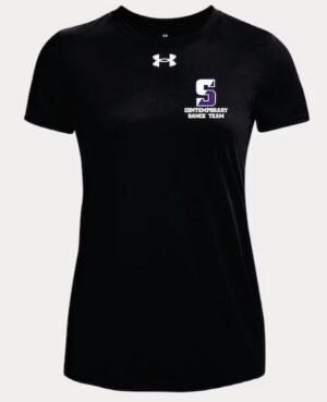 Black Under Armour Women's Team Tech Short Sleeve with Logo - USCD