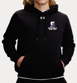 Black Under Armour Men's Icon Hoodie with Logo - USCD