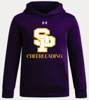Purple Under Armour Men's Hoodie with Logo - SPCH