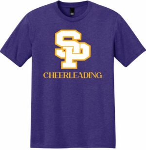 Purple Men's TriBlend Long Sleeve Tee with Logo - SPCH