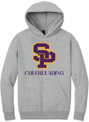 Light Grey Heather Men's Hoodie with Logo - SPCH