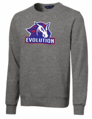 Vintage Heather Men's Fleece Crew with Logo - VLTN