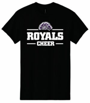 Black Men's Pom Short Sleeve Tee with Logo - USCH