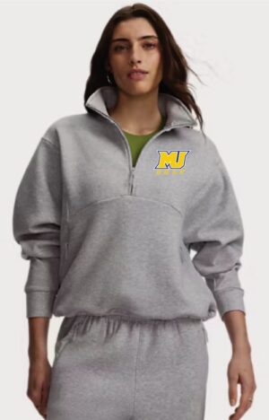 Mod Grey Under Armour WOMEN'S Unstoppable 1/2-Zip with Logo- MUWG