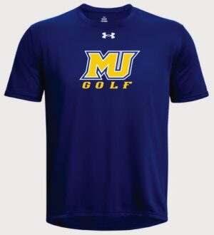 Royal Blue Under Armour T-Shirt with Logo- MUWG
